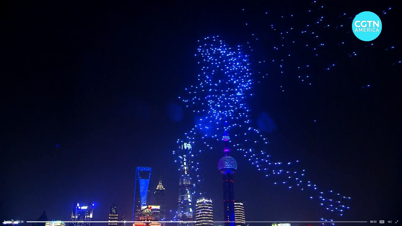 Shanghai drone show 2067